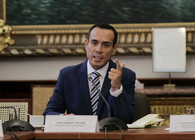 페루 대통령 또 탄핵… 호세 헤리 넉 달 만에 나락