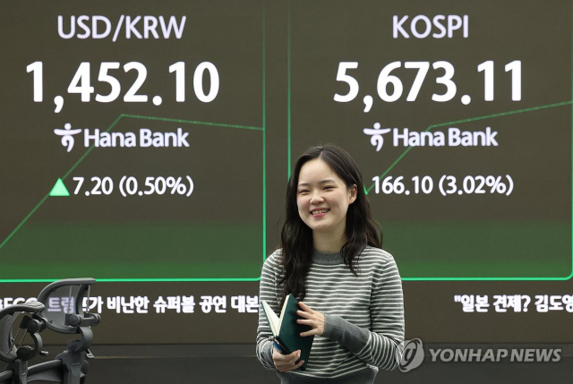 반도체주 강세 효과…설 연휴 끝난 코스피 5670선 돌파