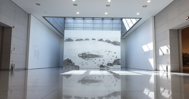 대구미술관에 전시된 허윤희 작가의 작품 