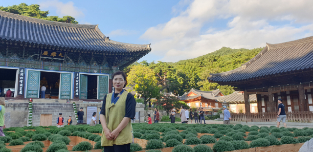 김정희(법명 수지안) 동화사 사찰음식 팀장. 동화사
