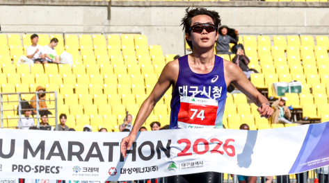 대구시청 이동진 선수, 대구마라톤 국내 남자부 우승