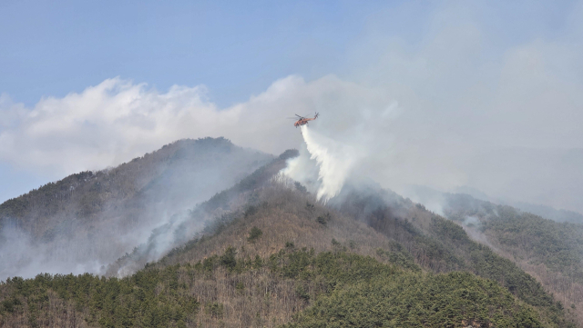 밤새 강풍 타고 더 번졌다…함양 산불에 '국가소방동원령'