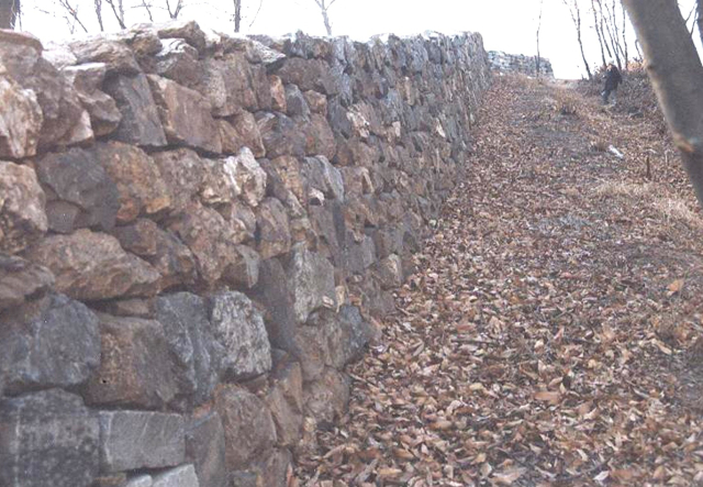 신라가 최종적으로 장악한 대중 교통항구인 화성의 당성 성벽