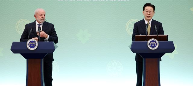 韓·브라질 자원 동맹 강화…李-룰라 