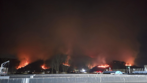 밀양 삼랑진 산불, 24일 00시부로 통합지휘권 밀양시장 →산림청장 전환