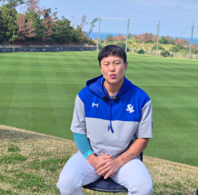 삼성 라이온즈의 류지혁. 채정민 기자