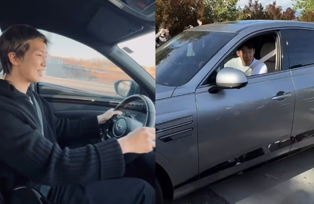 방탄소년단 RM, 손흥민. SNS