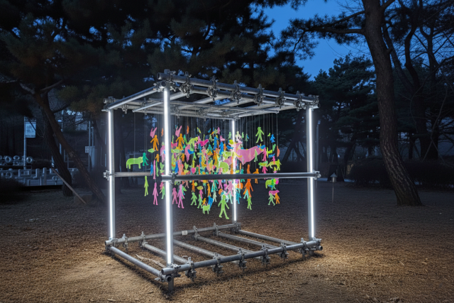 김재경, 산책, 2026(AI 기반 시뮬레이션)