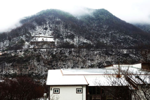 '효자 눈' 덕에 산불 위험 한숨 돌렸다…24일 강설에 경상권 산불 확산세 꺾여