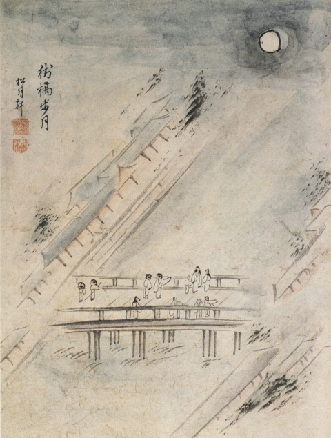 [이인숙의 옛그림 예찬] <335>정월대보름날 다리 밟기로 다리 건강 챙기기