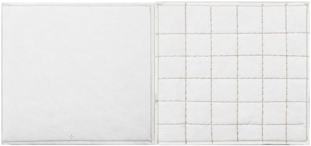 벽산이 개발한 마이크로포러스 단열재. 좌측 패널형, 우측 퀼트형. 2026.2.26. 벽산 제공