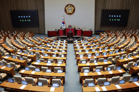 '법왜곡죄 신설·간첩죄 확대' 형법 개정안, 국회 본회의 통과