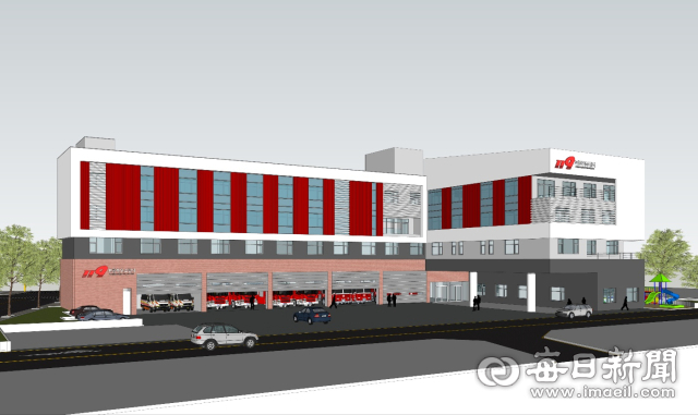 포항북부소방서 신청사 조감도