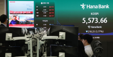 [속보] 코스피·코스닥 거래 재개 '서킷브레이커 해제'…8%대 하락