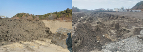창녕 조산리 농지 불법 폐기물 논란…불법적인 현장 훼손에 '증거 인멸' 의혹까지