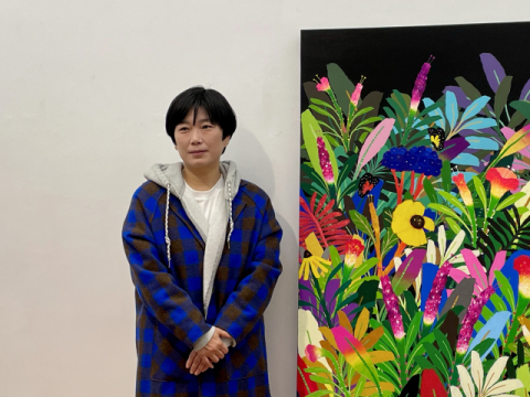 [전시속으로] 색과 함께 차곡차곡 쌓아낸 행복…강주영 개인전