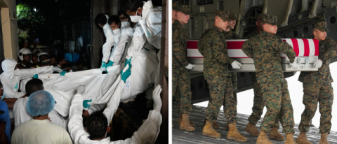 [포토뉴스] 미국 이란 전쟁 전사자 시신 수습