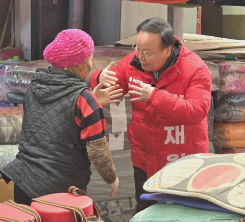 김재원 경북도지사 예비후보, 영주·김천 민생현장 행보…전통시장 활성화 해법 모색