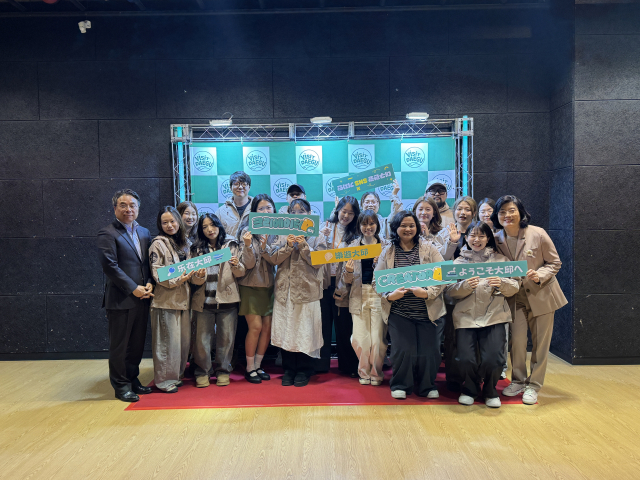 크리에이터D 6기 선발자들이 기념사진을 찍고 있다. 대구문화예술진흥원 제공