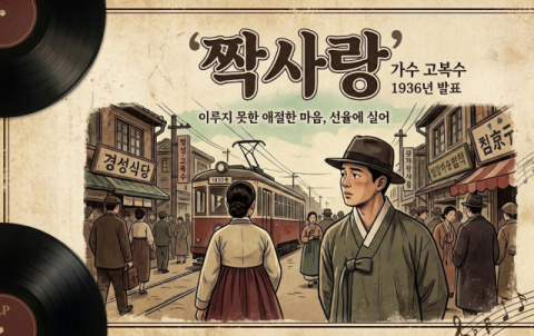 [소야의 대중가요 문학을 품다]<6>실연과 상실의 서정 '짝사랑'