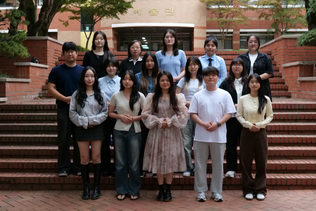 계명문화대학교 반려동물보건과 학생들 단체 사진. 계명문화대 제공