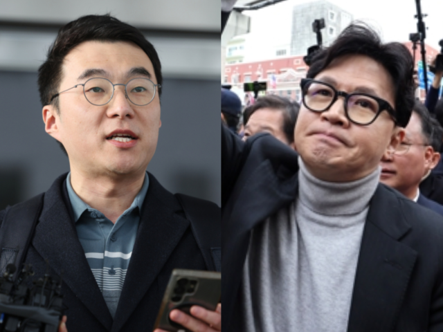 김남국 더불어민주당 대변인, 한동훈 전 국민의힘 대표. 연합뉴스