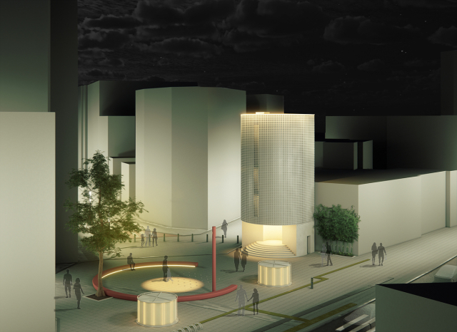 옛 중앙파출소 부지에 들어가는 도심캠퍼스 3호관 예상도. 대구시 제공