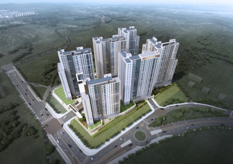 상주서 6년 만에 신축 아파트 '상주자이르네'…견본주택 북적