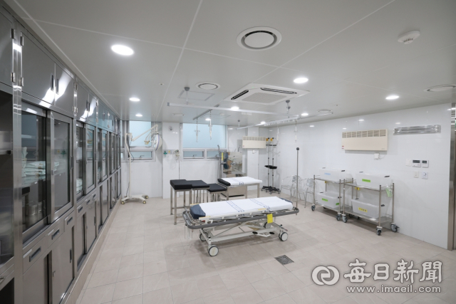 포항성모병원 24시간 화상치료센터 응급 치료실 내부 모습. 포항시 제공