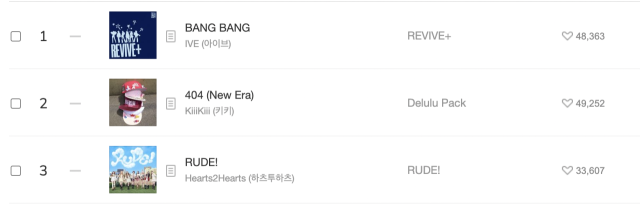 10일 오전 기준 멜론 