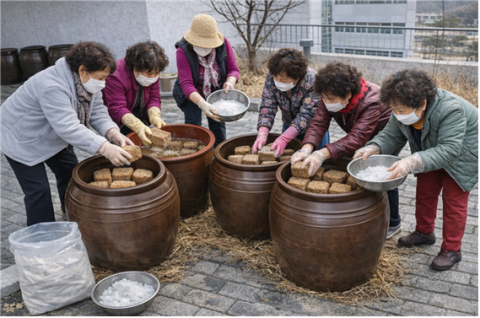 대곡LH천년나무1단지 주민 공동 '된장 담그기' 
