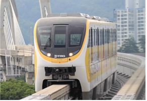 대구도시철도 3호선 모노레일 열차. 대구교통공사 제공