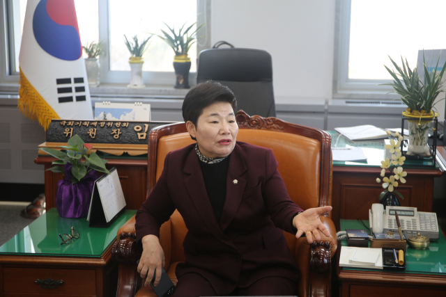 6.3 지방선거 경북도지사 출마를 선언한 임이자 국민의힘 의원(상주문경·3선)이 10일 매일신문과 인터뷰를 하고 있다. 임이자 의원실 제공