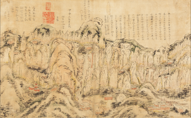 [이인숙의 옛그림 예찬] <337>연객 허필의 파노라마 금강전도