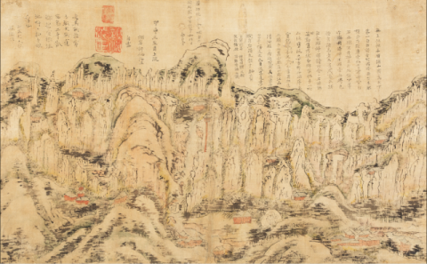 [이인숙의 옛그림 예찬] <337>연객 허필의 파노라마 금강전도