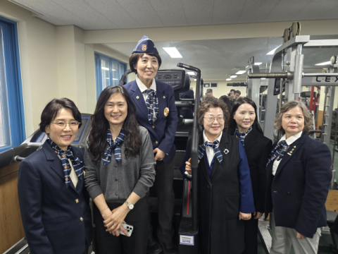 대구시재향군인회여성회, 제50보병사단에 멀티운동기구 기증