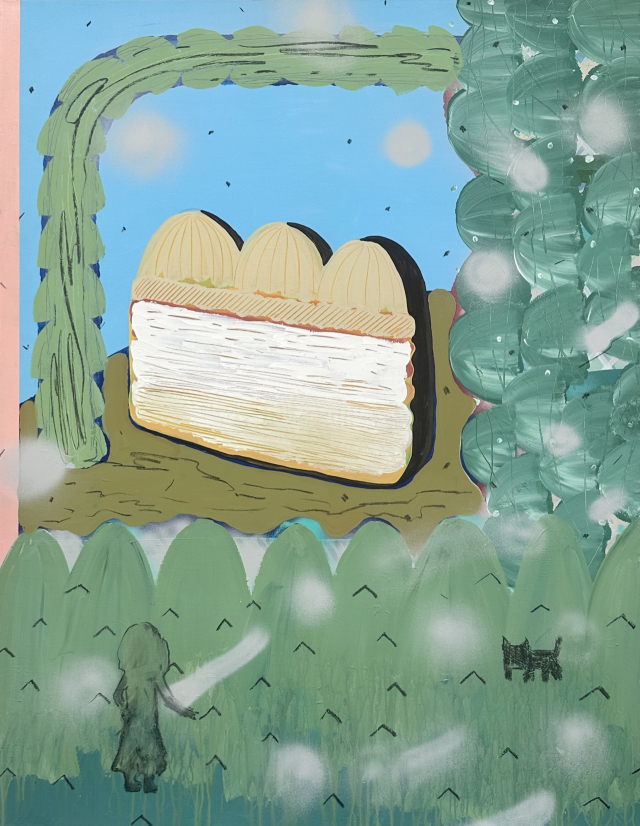 이민주, 세계의 단면, 116.8X91.0cm, 캔버스에 아크릴, 2025