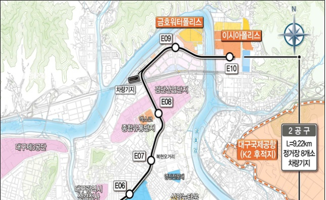 대구 엑스코선 1공구 설계 '적격'…7월 착공 가시화