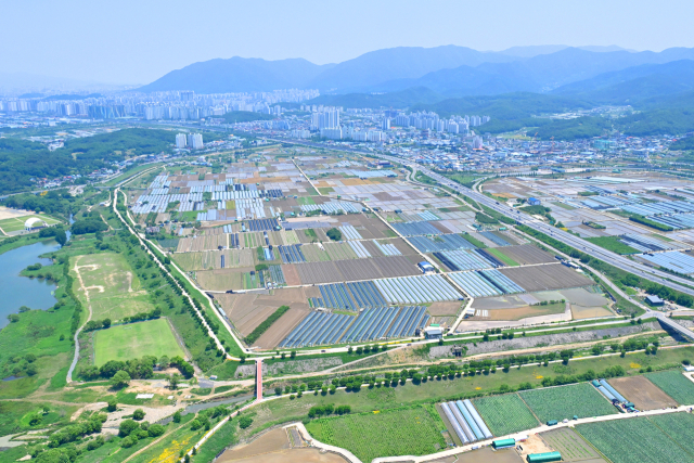 지난해 7월 정부 예타를 최종 통과한 대구 제2국가산업단지 조성 예정지. 제2국가산단은 오는 2034년까지 달성군 화원읍과 옥포읍 일대에 약 255만㎡ 규모로 들어선다. 달성군 제공.