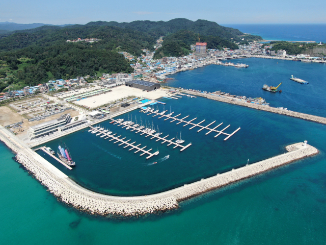 2030 군관리계획 재정비 마리나항만 전경. 울진군 제공