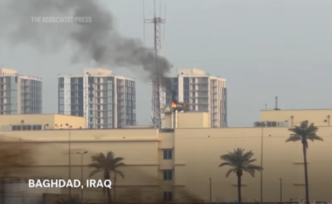 안전한 곳은 없다…이라크 주재 美대사관에 미사일 '쾅'