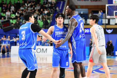 가스공사 외국인 선수 3인방, 홈경기 승리로 이끌어