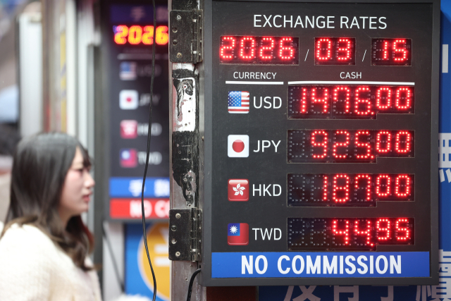 중동전쟁에 원달러 환율 1,476.9원, 외환위기 이후 최고