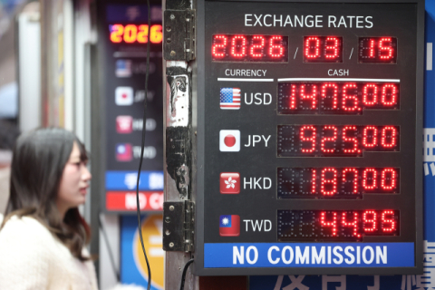 중동전쟁에 원달러 환율 1,476.9원, 외환위기 이후 최고