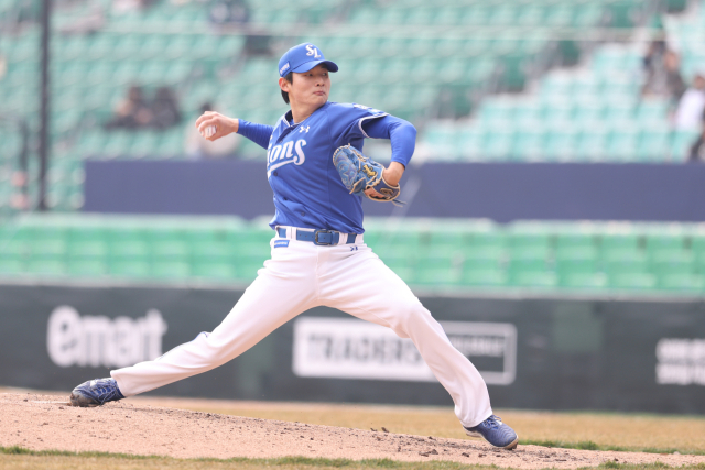 삼성 라이온즈의 육선엽. 삼성 제공