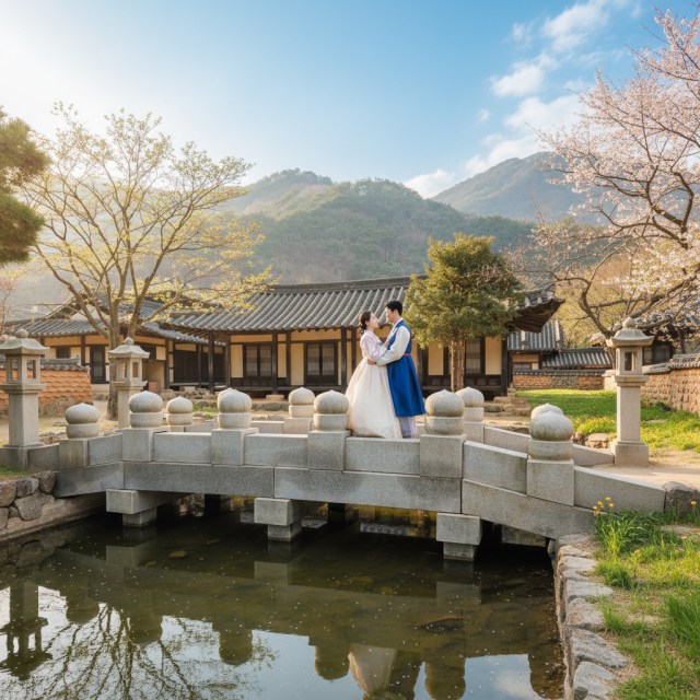 문경새재오픈세트장을 배경으로 왕과 왕비 체험장면. 문경시 제공