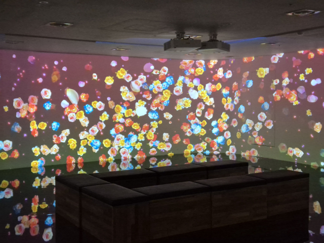 국립대구박물관의 관람객 휴식 공간 