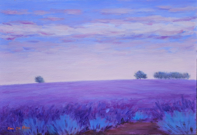 하혜주, 들녁, 72.7ｘ50.0cm, Oil on canvas, 2025