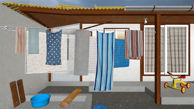 오정향, 기억의 파편 Home, 단채널 영상 가변크기, 1분 29초, 2025