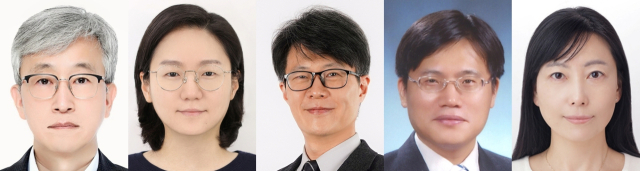 사진 왼쪽부터 DGIST 문제일 교수·김소연 교수·이창훈 교수, 경북대 의과대학 성영관 교수·곽미희 박사. DGIST 제공.